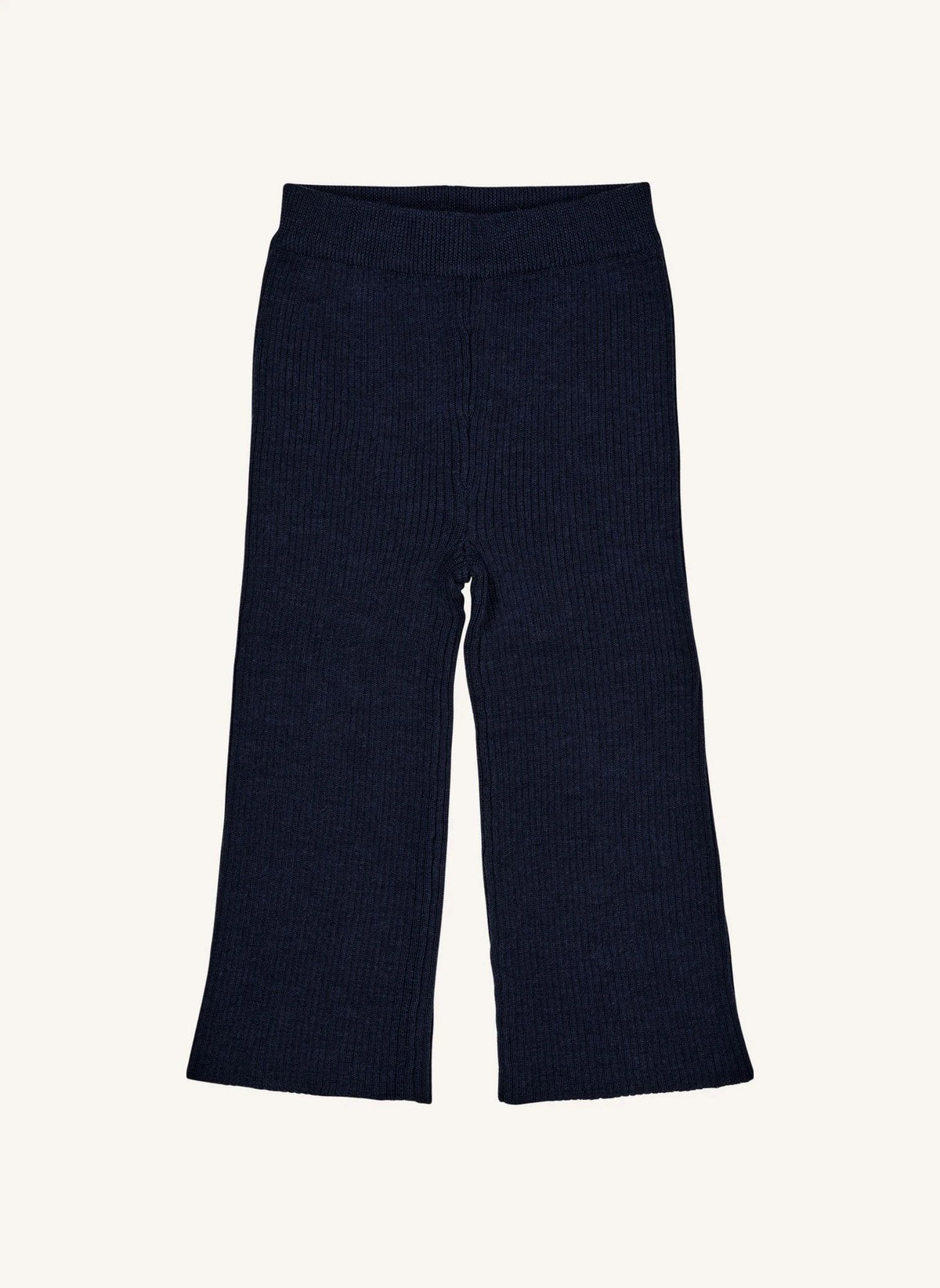 Copenhagen Colors - Pantalón de lana merino de corte holgado | Azul marino