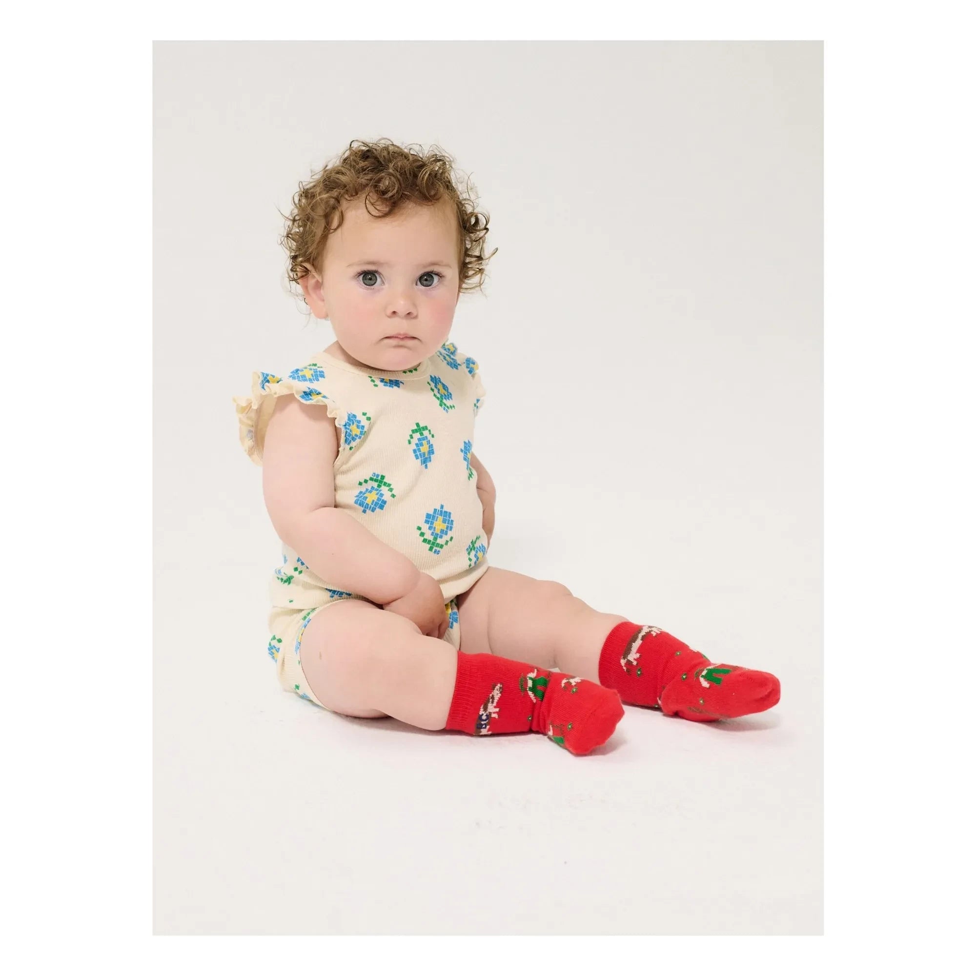 Bobo Choses - Calcetines de granja de algodón orgánico | Rojo