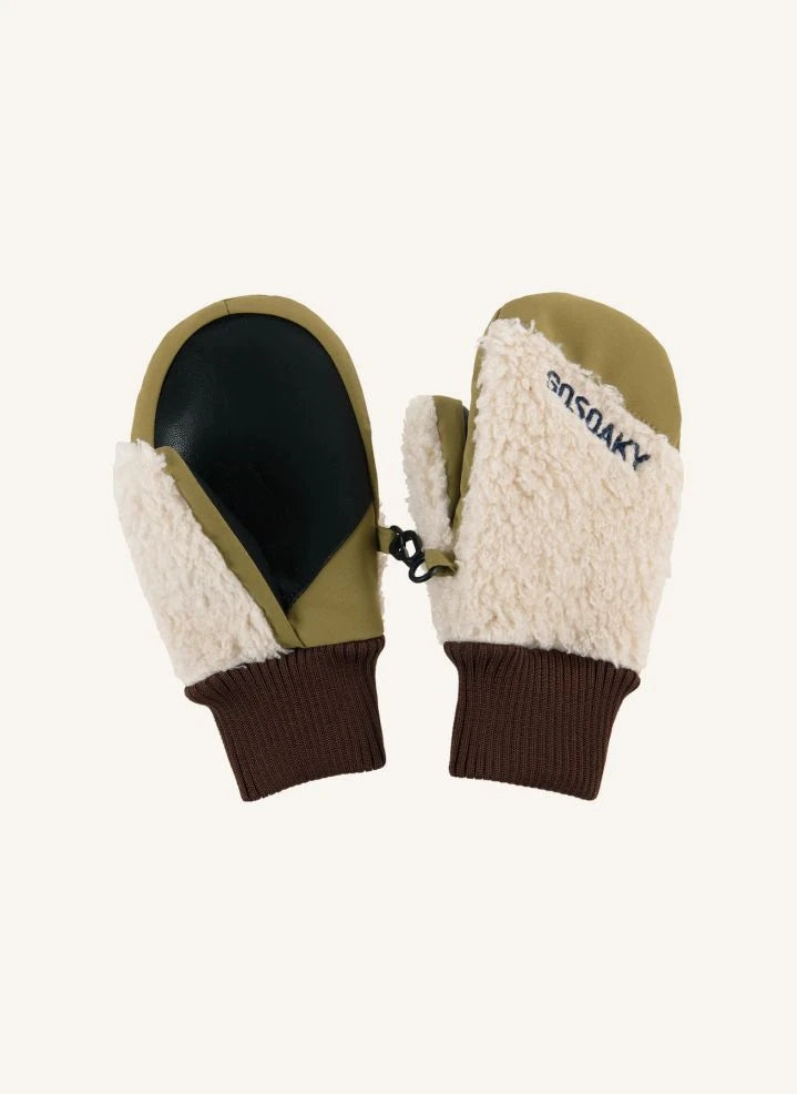 Gosoaky - Donkey Work Guantes de polar | Marrón
