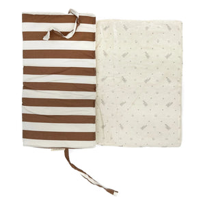 Babyshower - Audrey Caramel - Colchoneta cambiador de viaje con motivos marineros | Caramel