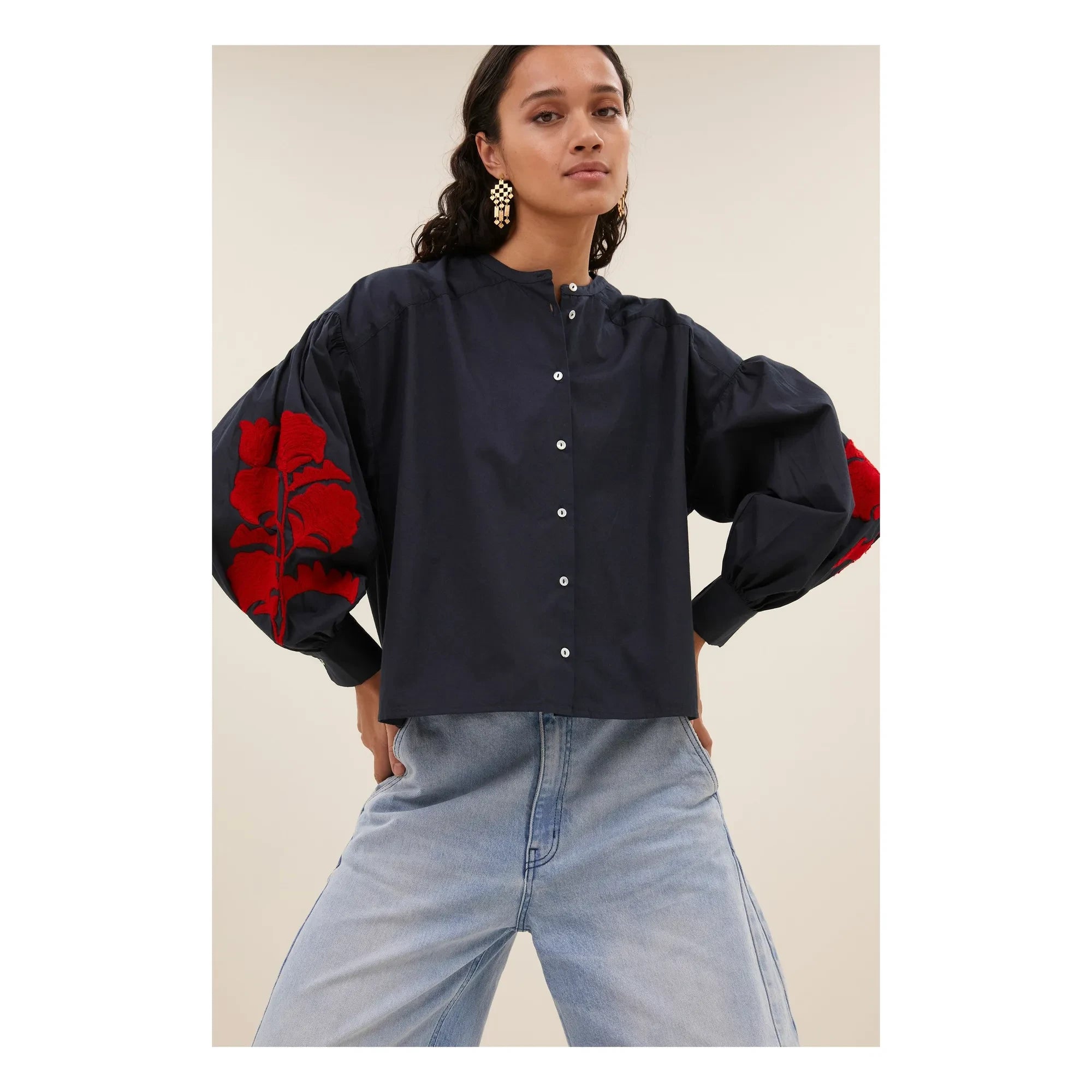 By Bar - Janet blusa | Azul noche