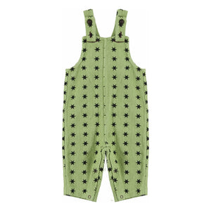 Piupiuchick - Peto de algodón orgánico acanalado con estrellas | Verde