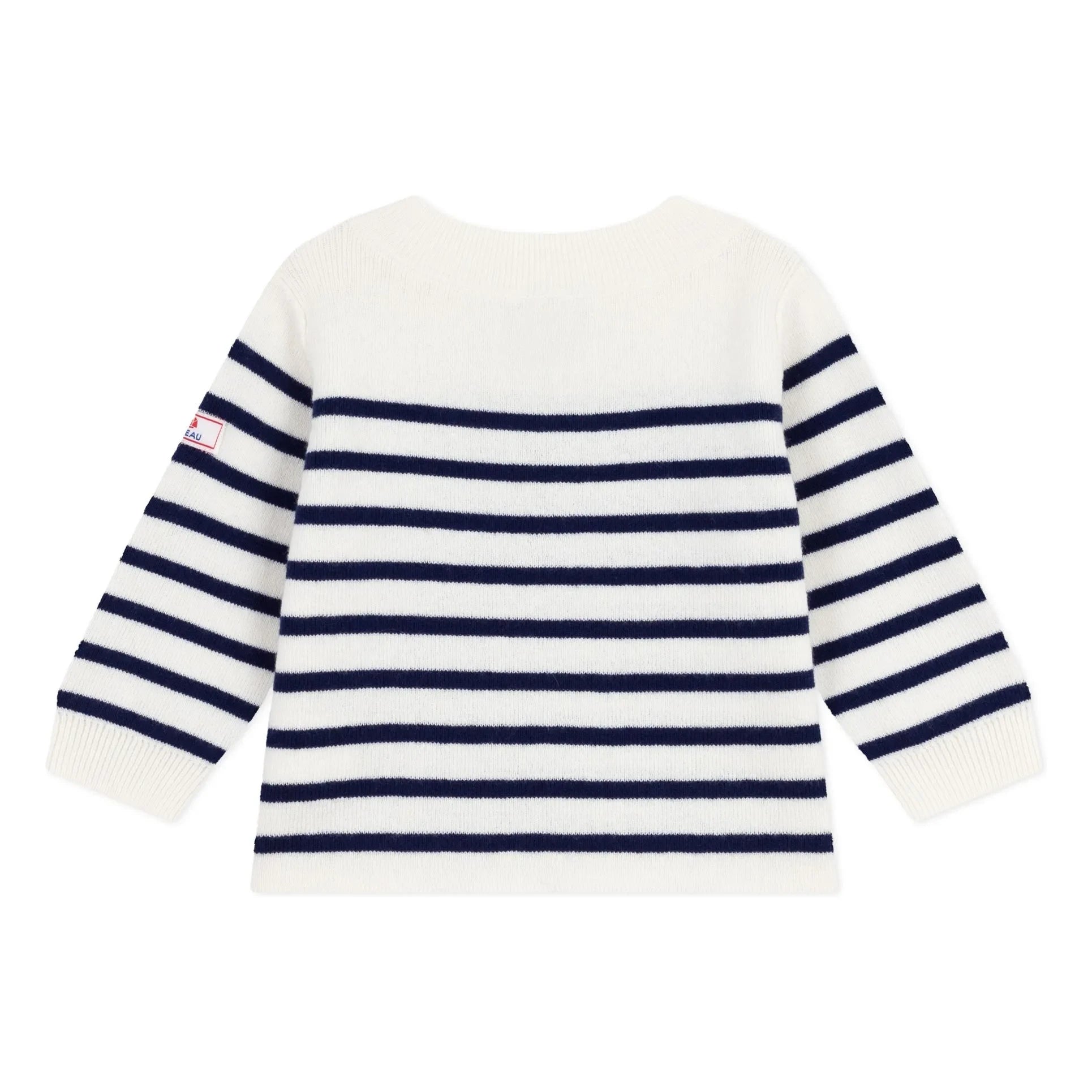 Petit Bateau - Jersey de lana con logo Marinero | Blanco