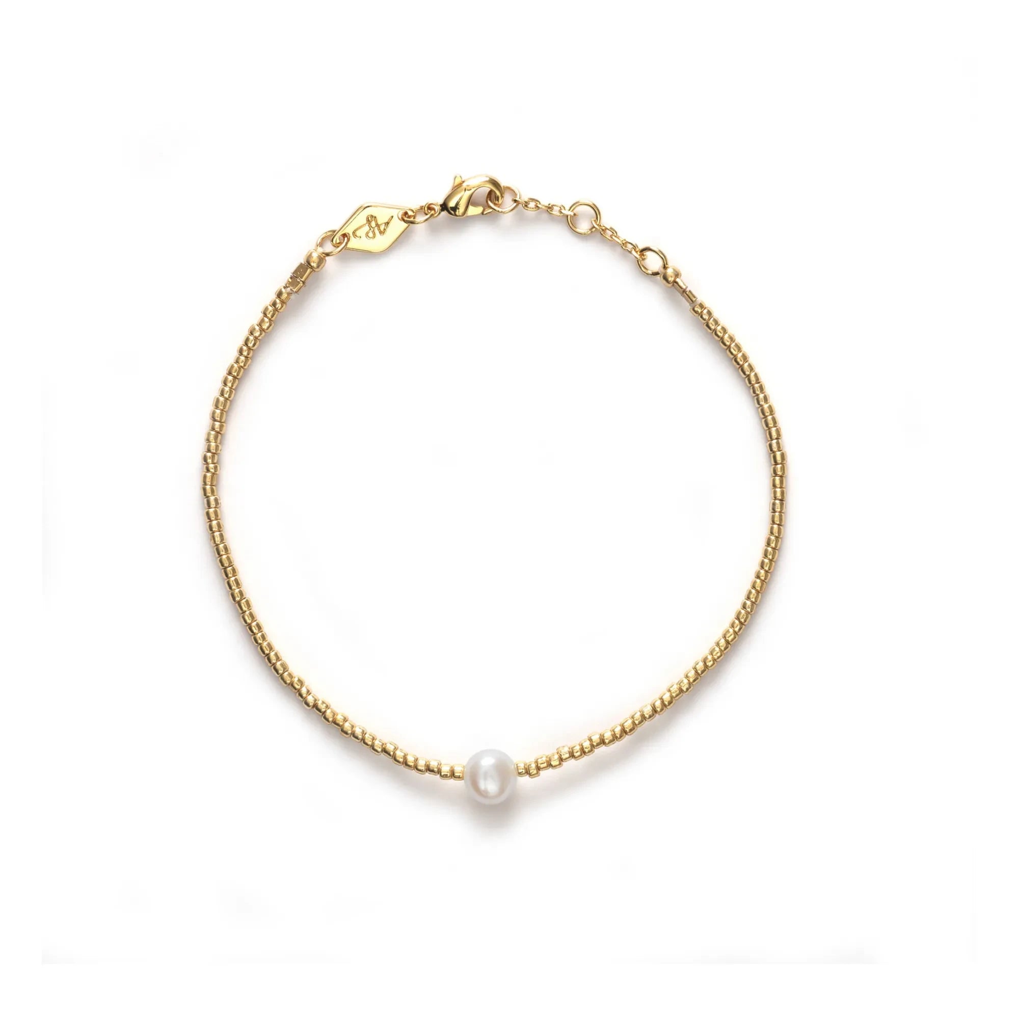 Anni Lu - Pulsera de perlas | Oro