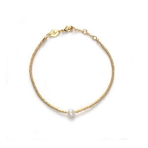 Anni Lu - Pulsera de perlas | Oro