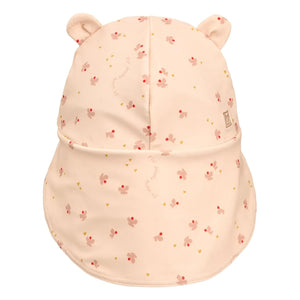 Gorro UV Senia Ears de Liewood - Mariposas Fibra Reciclada | Rosa