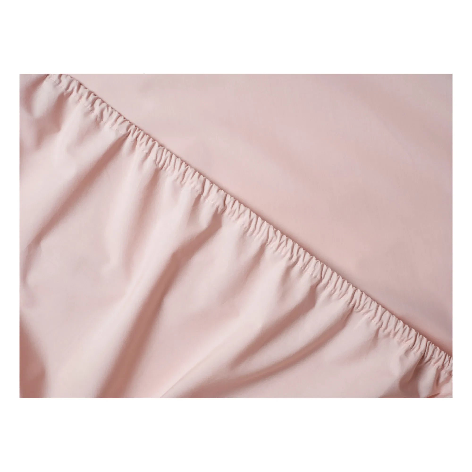 Suite 702 - Sábana Bajera de Percale Orgánico | Blush