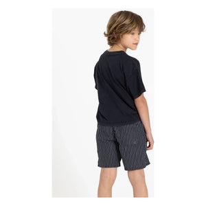 Finger in the nose - Bañador a rayas Freeboy | Negro