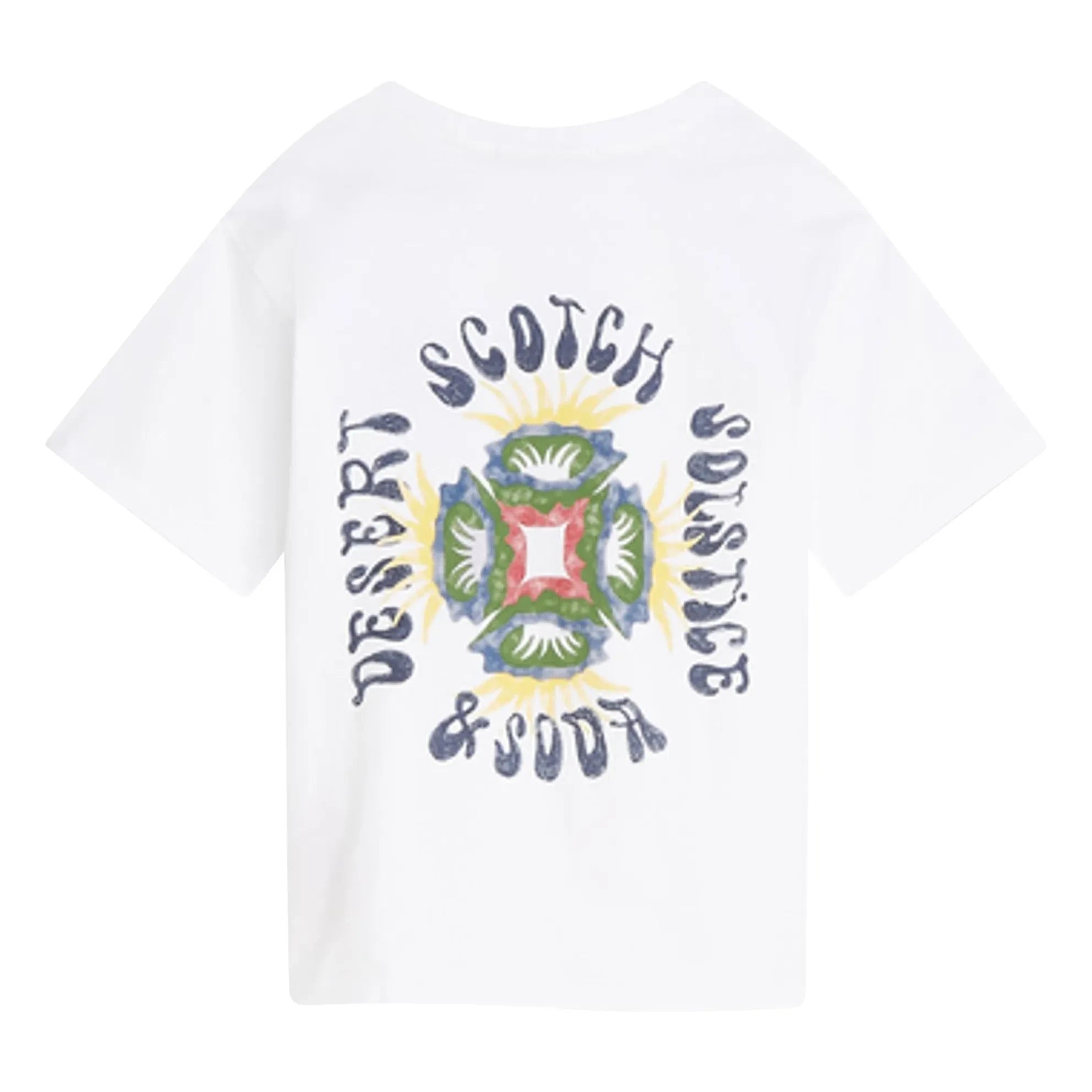Scotch & Soda - Camiseta con estampado de logotipo | Blanco