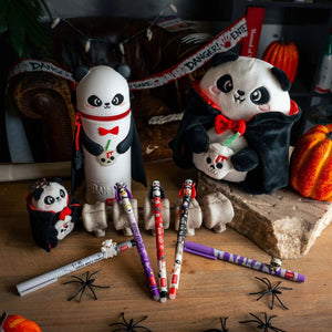 Legami - Cadılar Bayramı Panda Peluş Anahtarlık "Bam-Boo!" - Süper Yumuşak Mini