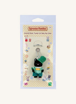 Sylvanian Families - Llaveros de Gato Bicolor - Esmeralda