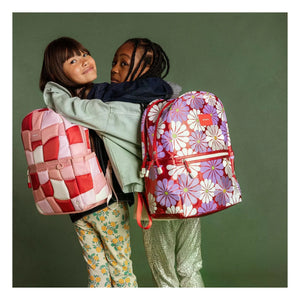 State Bags - Mochila Ruby con dos bolsillos y estampado floral Kane | Coral