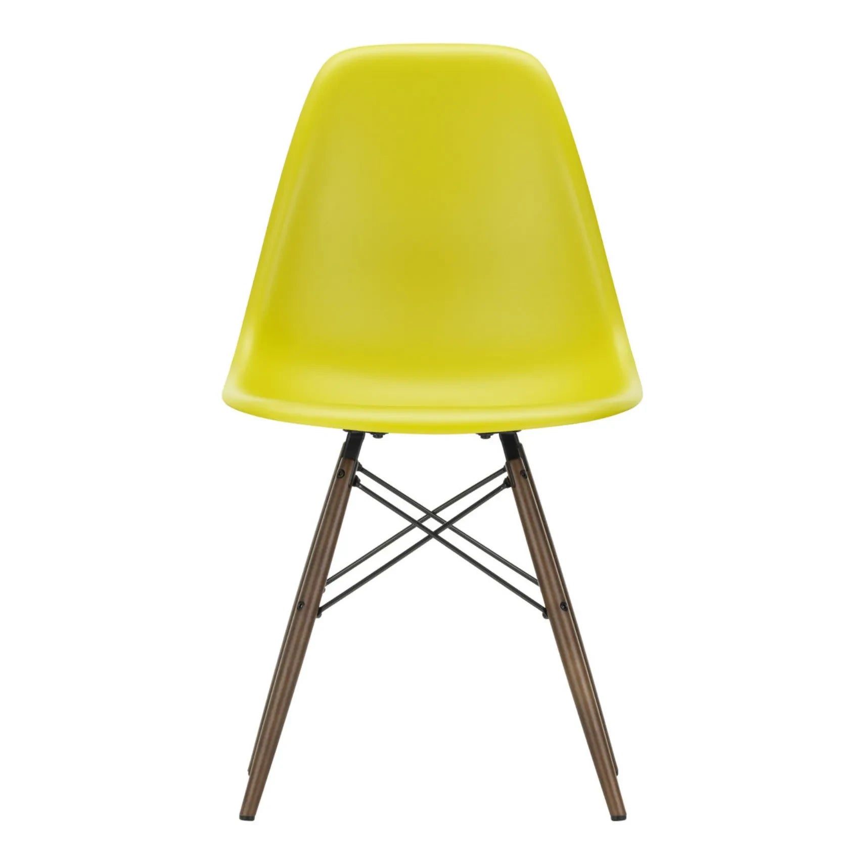 Vitra - Silla DSW plástico - base arce - Charles & Ray Eames | Mostaza
