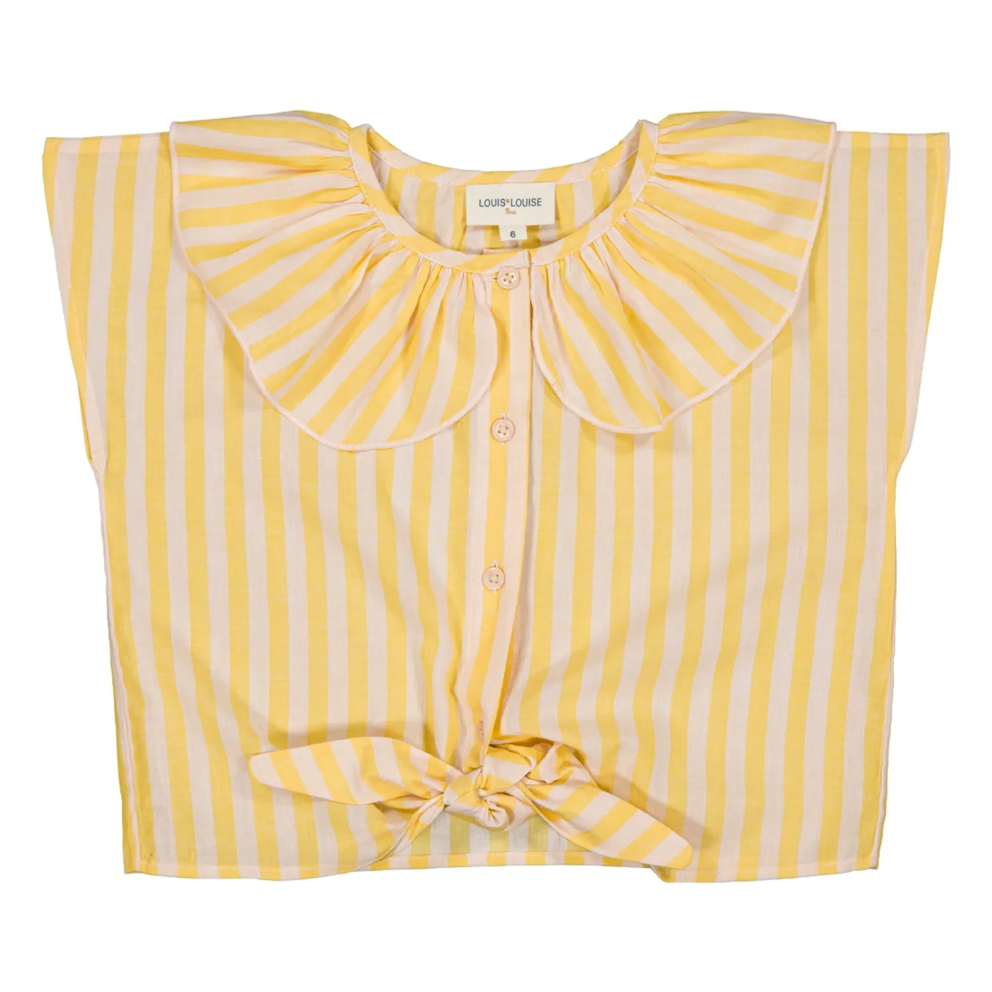 Louis Louise - Blusa Rayada April | Amarillo