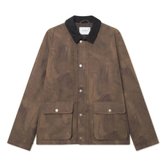 Les Deux - Chaqueta de algodón Montana AOP | Marrón