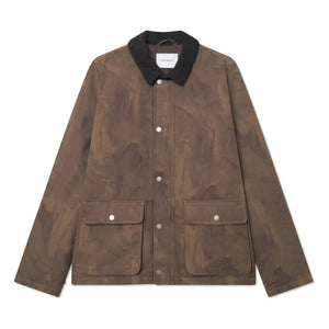 Les Deux - Chaqueta de algodón Montana AOP | Marrón