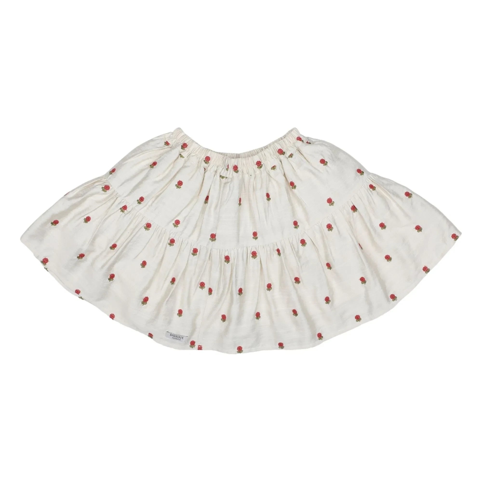Donsje - Falda Lazie Fleurs Tencel | Crudo