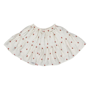 Donsje - Falda Lazie Fleurs Tencel | Crudo
