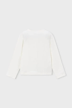 Blusa de manga larga Mayoral de algodón y elastano para niños