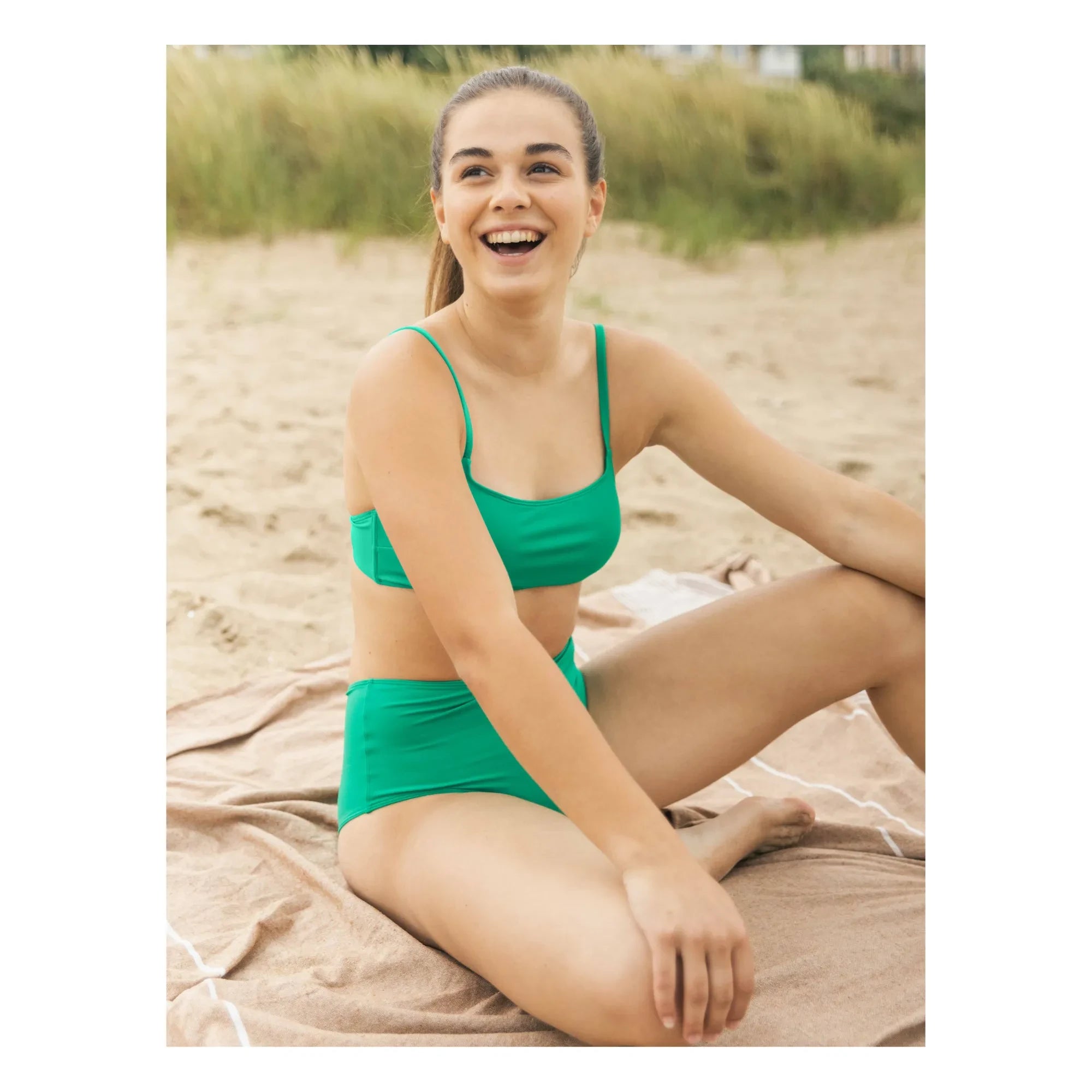 Miska Paris - Top de bikini bralette verde