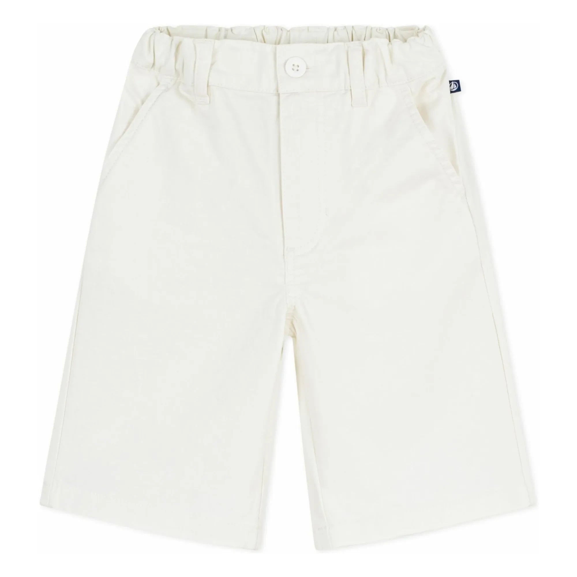 Petit Bateau - Pantalón corto bermuda sarga unicolor | Crudo