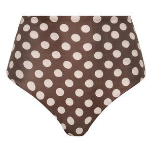 - Traje de baño de lunares Afonso | Chocolate