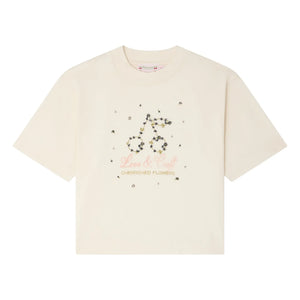 Bonpoint - Camiseta de algodón orgánico Lele | Crema