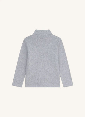 Petit Bateau - Logo balıkçı yaka | Gri melanj