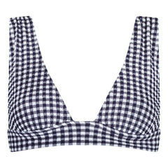 Anja Paris - Top de bikini L'Ensorcelant Vichy | Azul marino