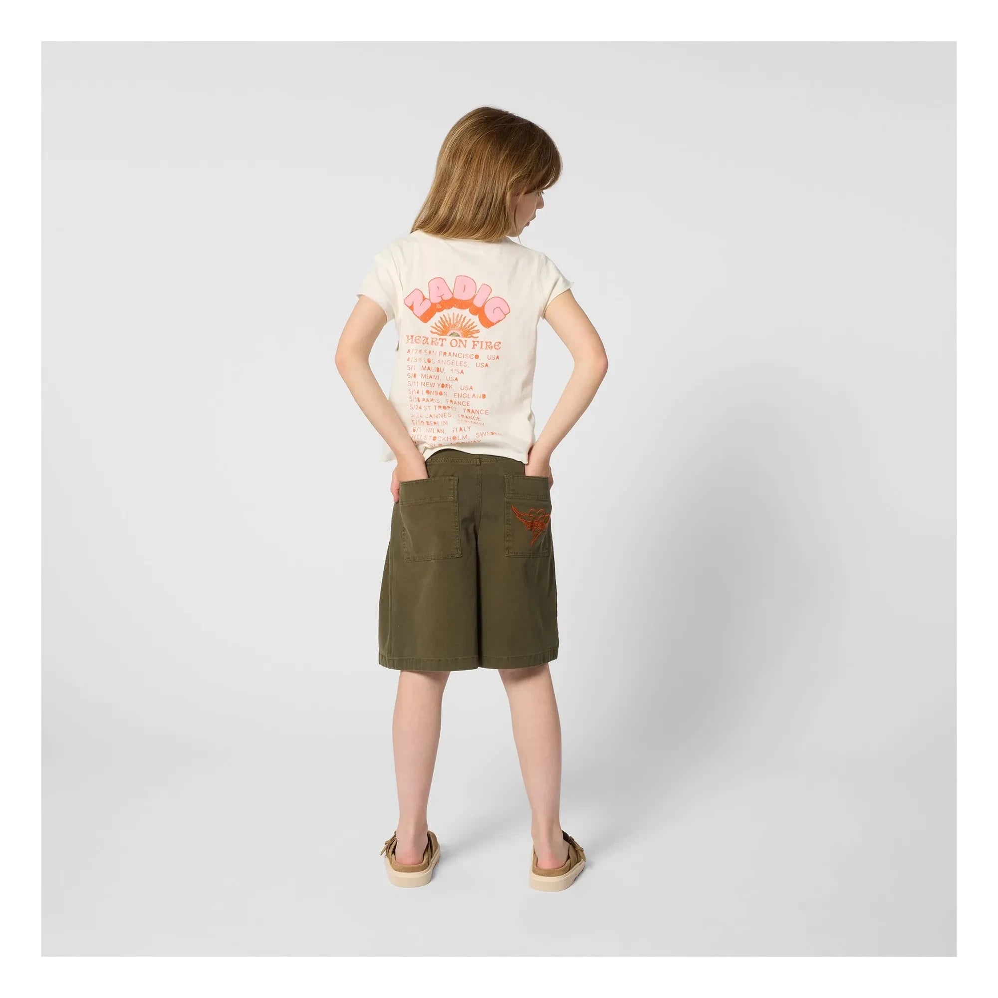 Zadig & Voltaire - Camiseta de piqué Heart On Fire | Crudo