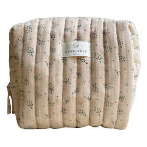 Gabrielle Paris - Neceser de algodón orgánico | Beige