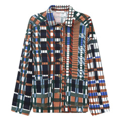 Mapoésie - Mina Utopie Chaqueta de algodón | Azul