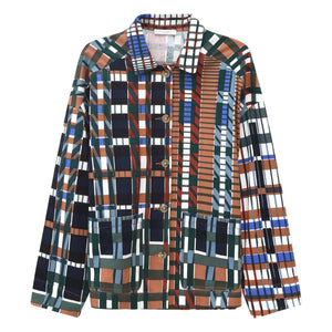 Mapoésie - Mina Utopie Chaqueta de algodón | Azul