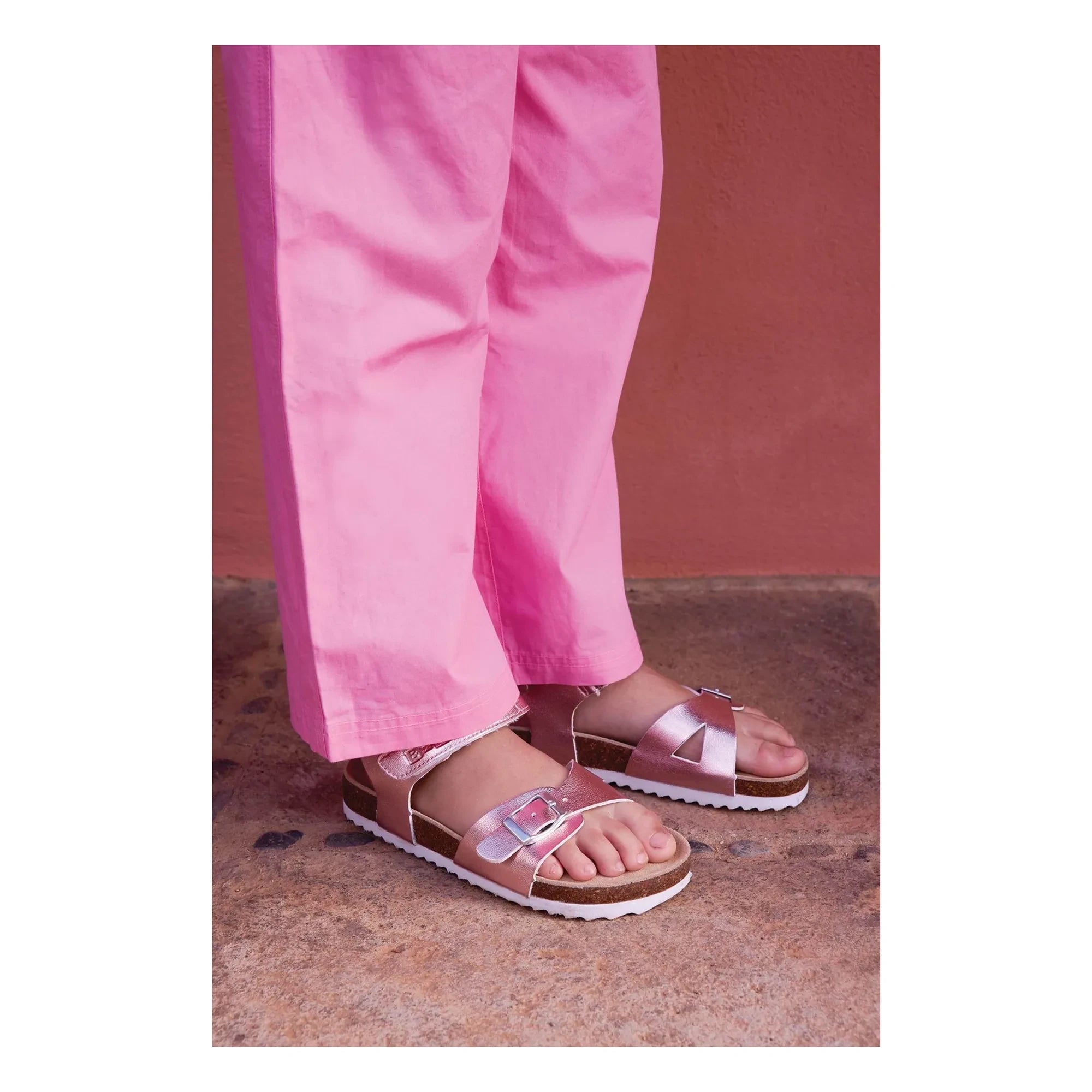 Bonton - Sandalia Memo Sweet | Rosa empolvado