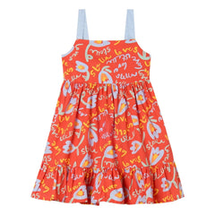 Stella McCartney Kids - Vestido Stella Fleurie | Rojo