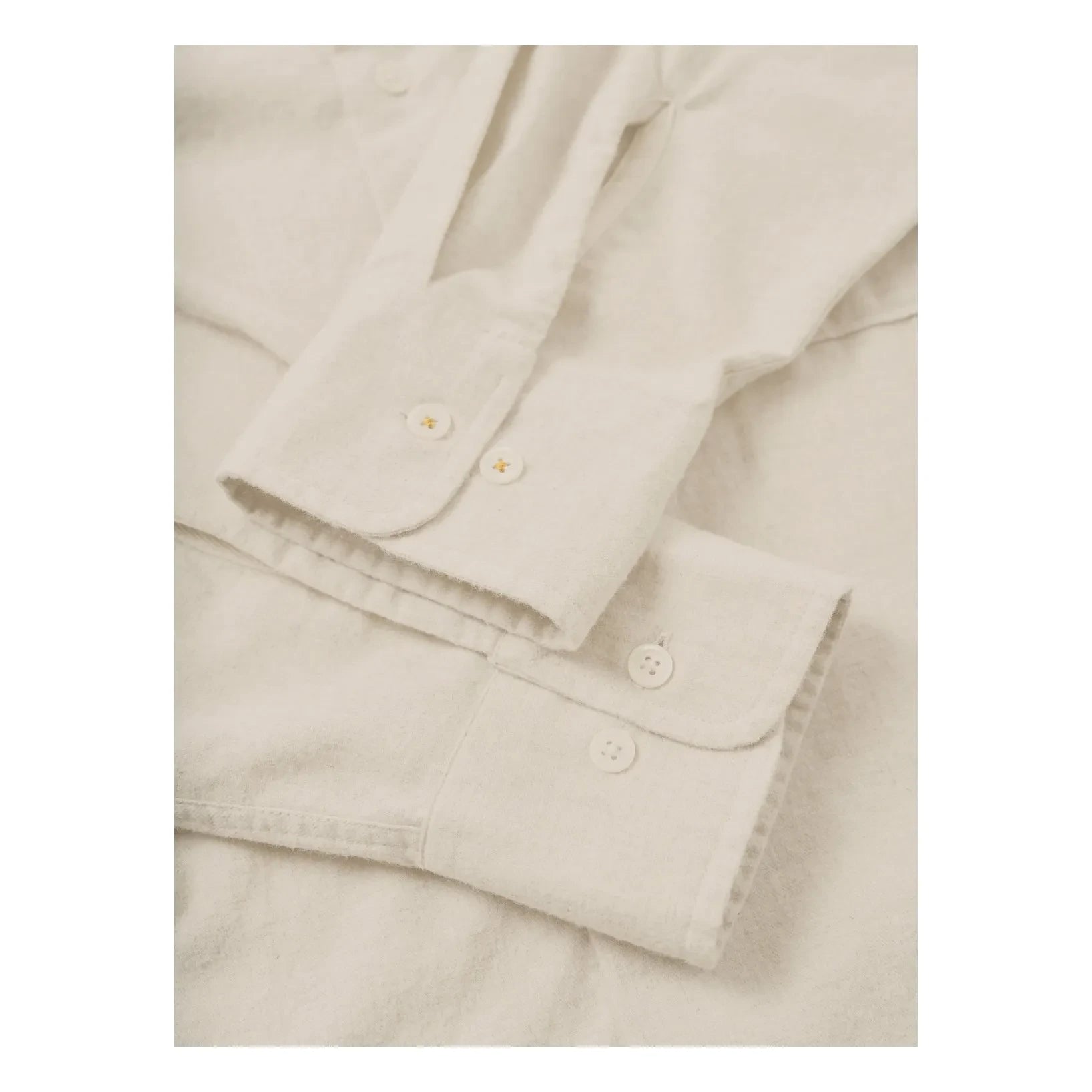 Universal Works - Camisa de algodón con cuello cuadrado | Ecru