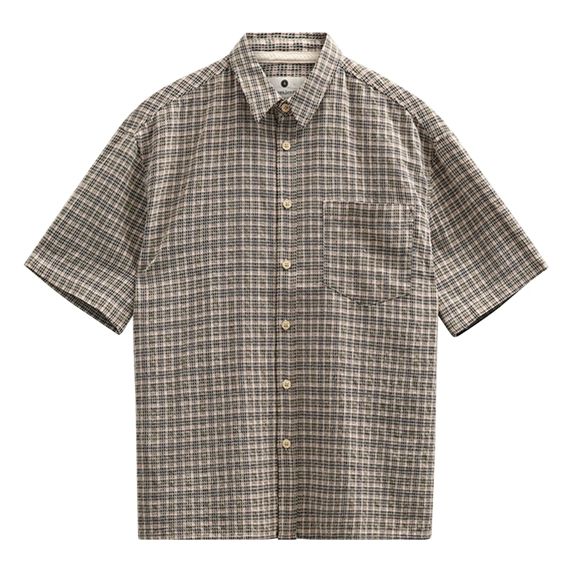 Anerkjendt - Camisa pequeña de cuadros Akotto | Marrón