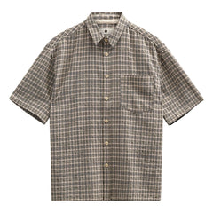 Anerkjendt - Camisa pequeña de cuadros Akotto | Marrón