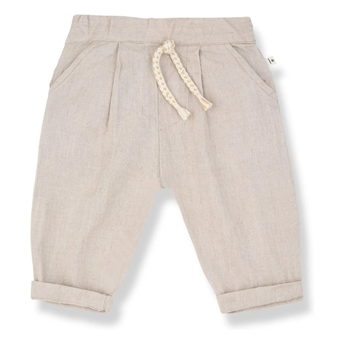 1+ in the family - Pantalones de lino Castell | Beige