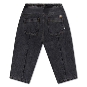 Repose AMS - Jeans de pernera ancha de algodón orgánico | Gris carbón