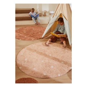 Lorena Canals - Alfombra redonda punteada | Terracota