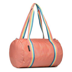 Caramel & Cie - Bolsa de fin de semana Iridiscente | Coral