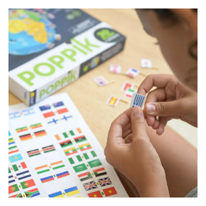Poppik - Construcción de banderas con el globo terráqueo