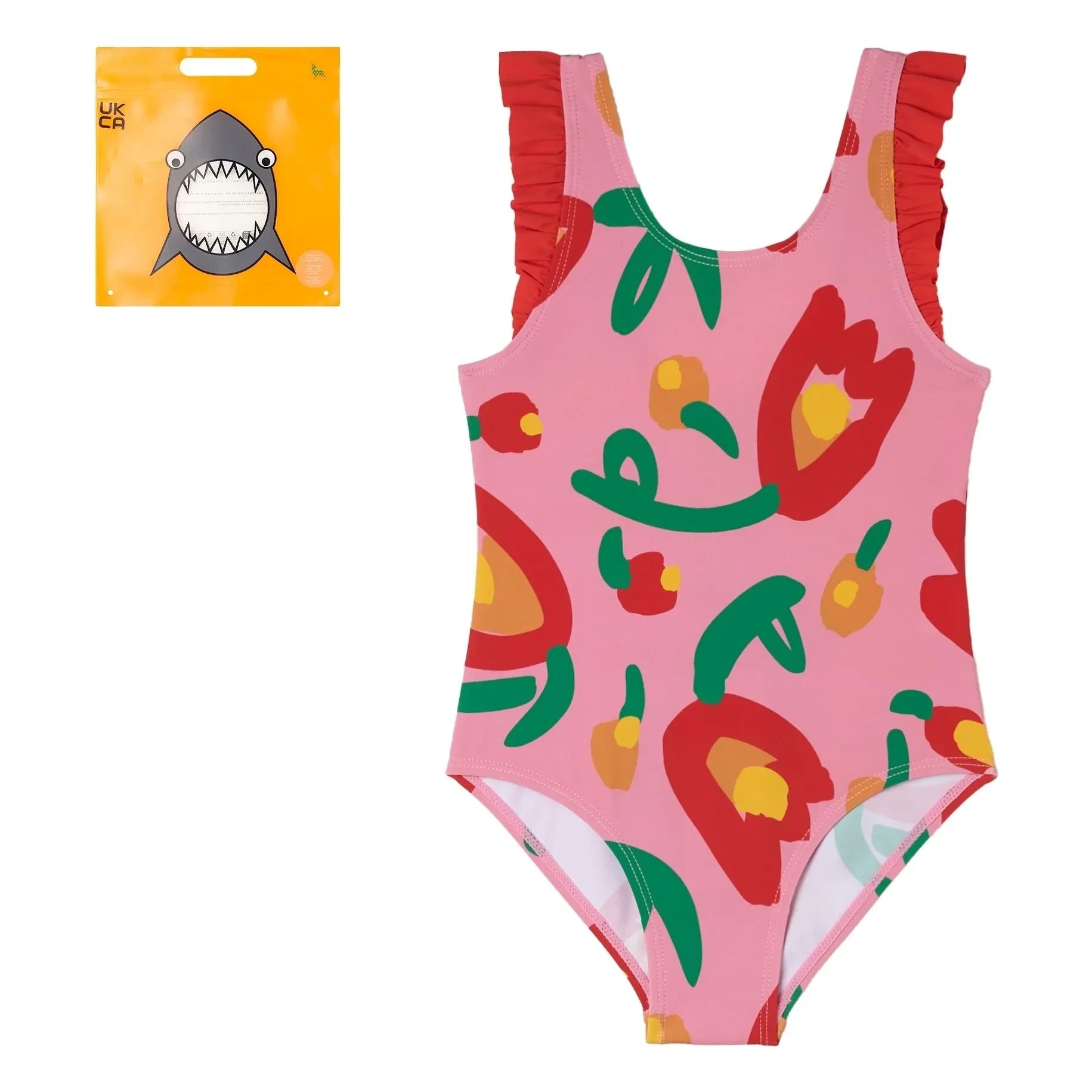 Stella McCartney Kids - Bañador Floral | Rosa