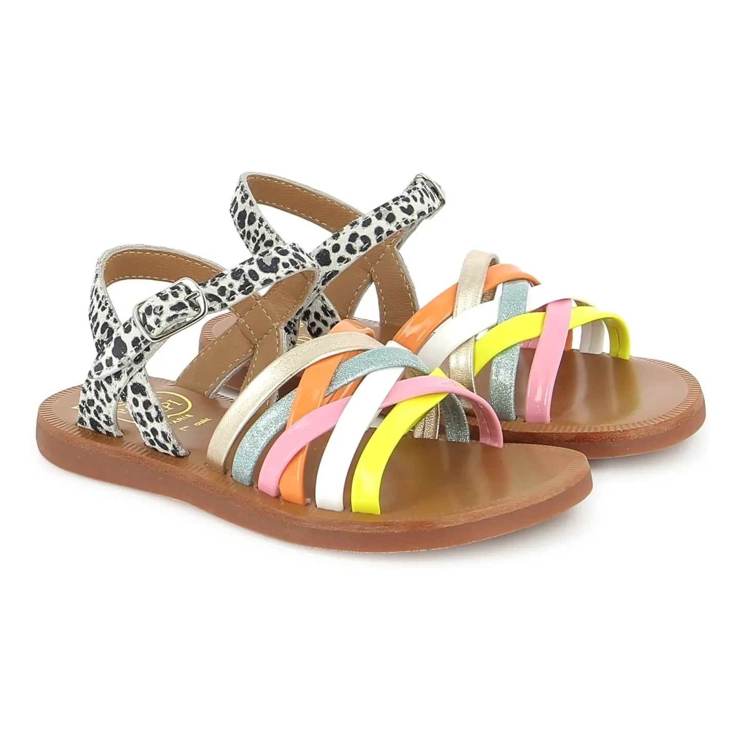 Pom d'Api - Sandalias Plagette Lux | Naranja