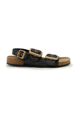 AllSaints Sandalia de mujer Staffa Raffia