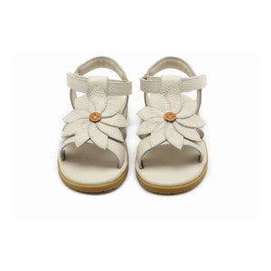 Donsje - Sandalias de piel Iles Fields Daisy | Crema