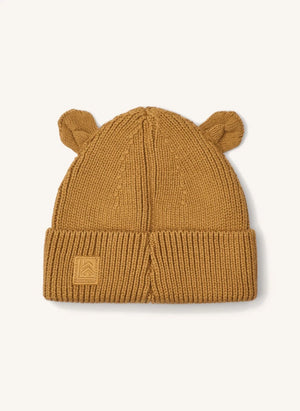 Liewood - Gina Bear gorro de perlas de algodón orgánico | Caramelo