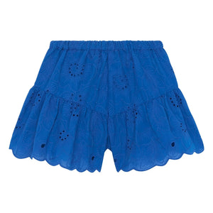 Tartine et Chocolat - Pantalón corto con bordado floral | Azul real