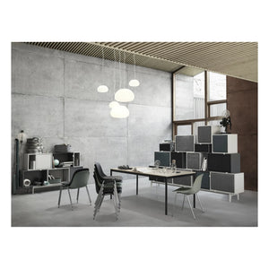 Muuto - Silla Fiber de Plástico Reciclado | Negro